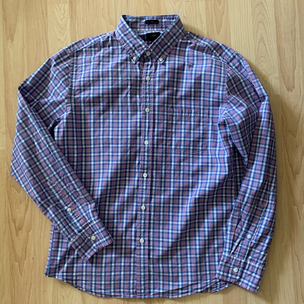 J. Crew Washed Slim Fit Shirt